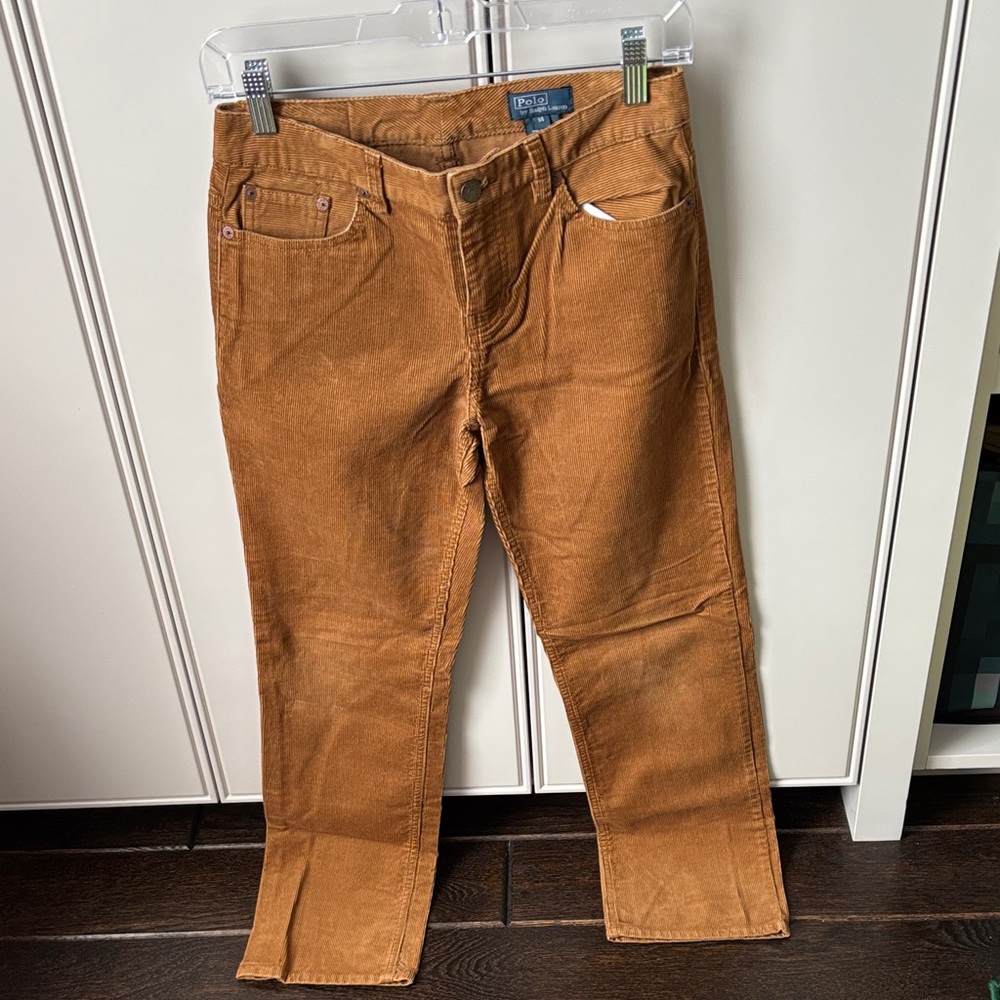 Polo Ralph Lauren Boys Brown Corduroy Pants size 14